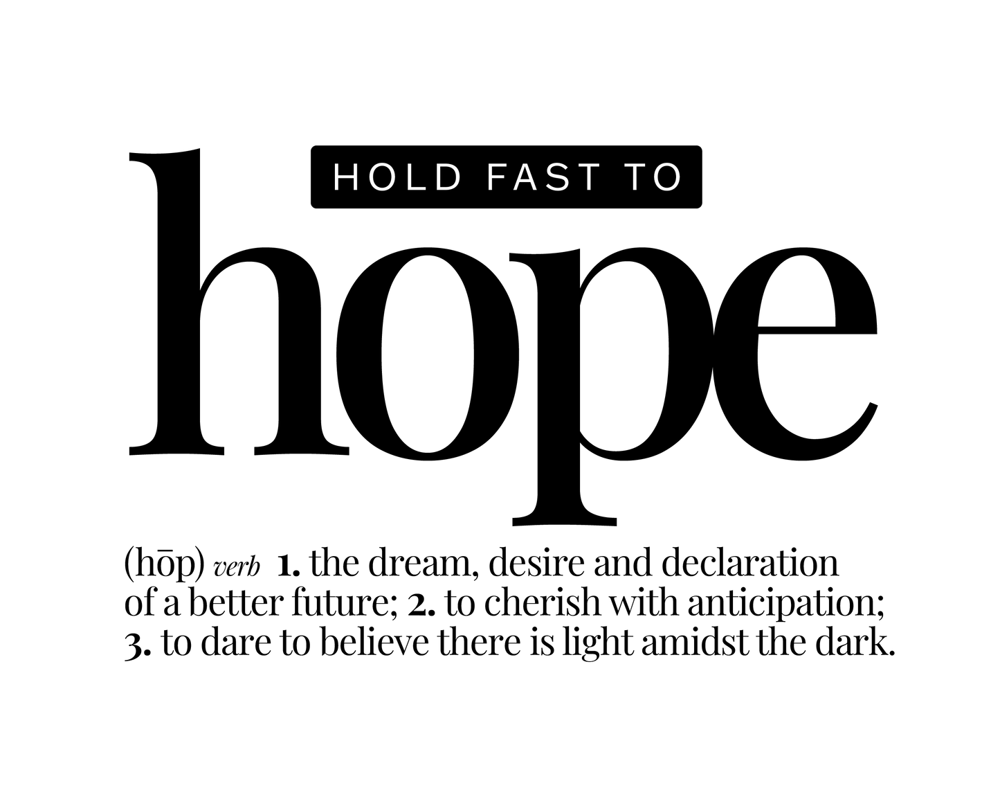 Hold Fast to Hope UNISEX t-shirt