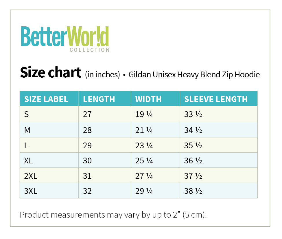 Choose Peace UNISEX heavy blend zip hoodie
