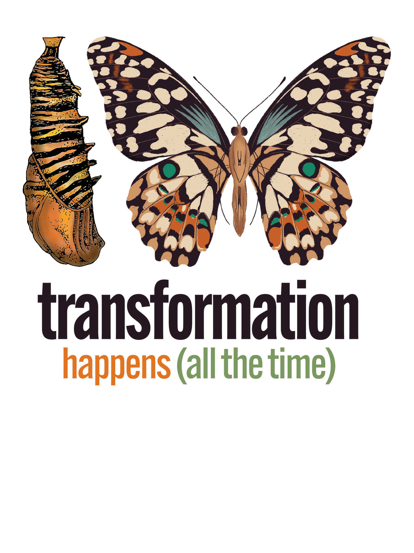 Transformation Happens UNISEX Hoodie