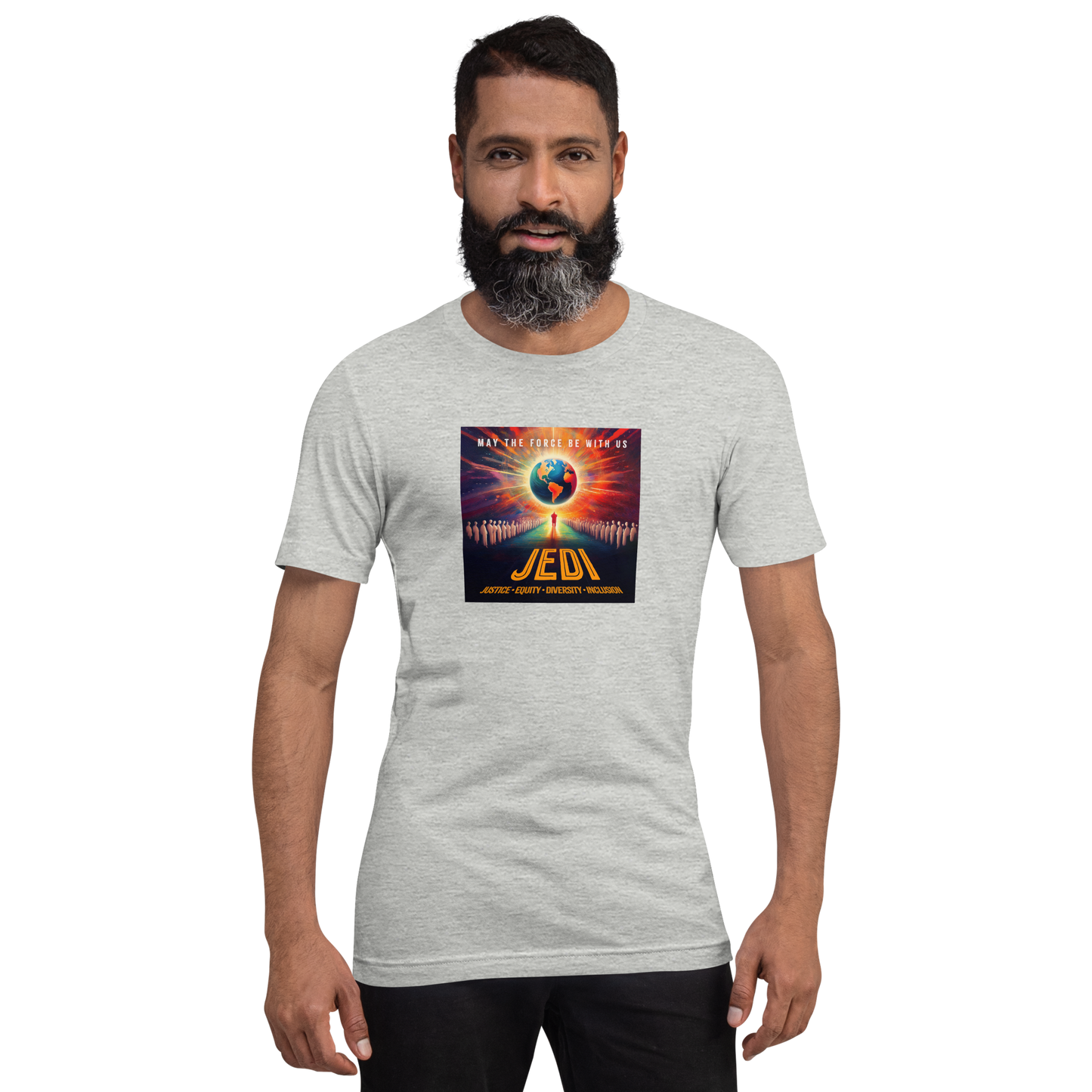 JEDI:Jusitce. Equity. Diversity. Inclusion Men's t-shirt
