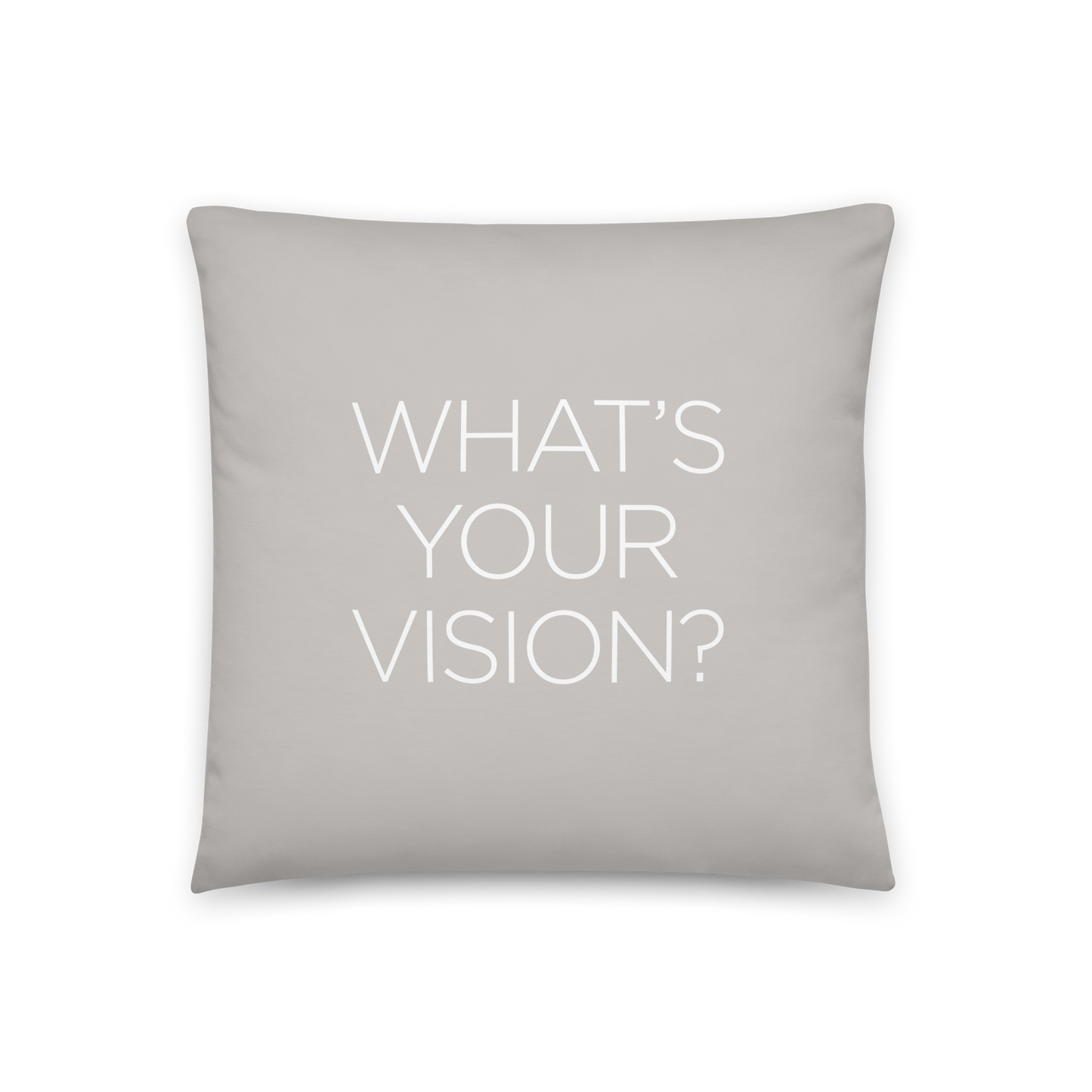 "What's Your Vision?"  Throw Pillow