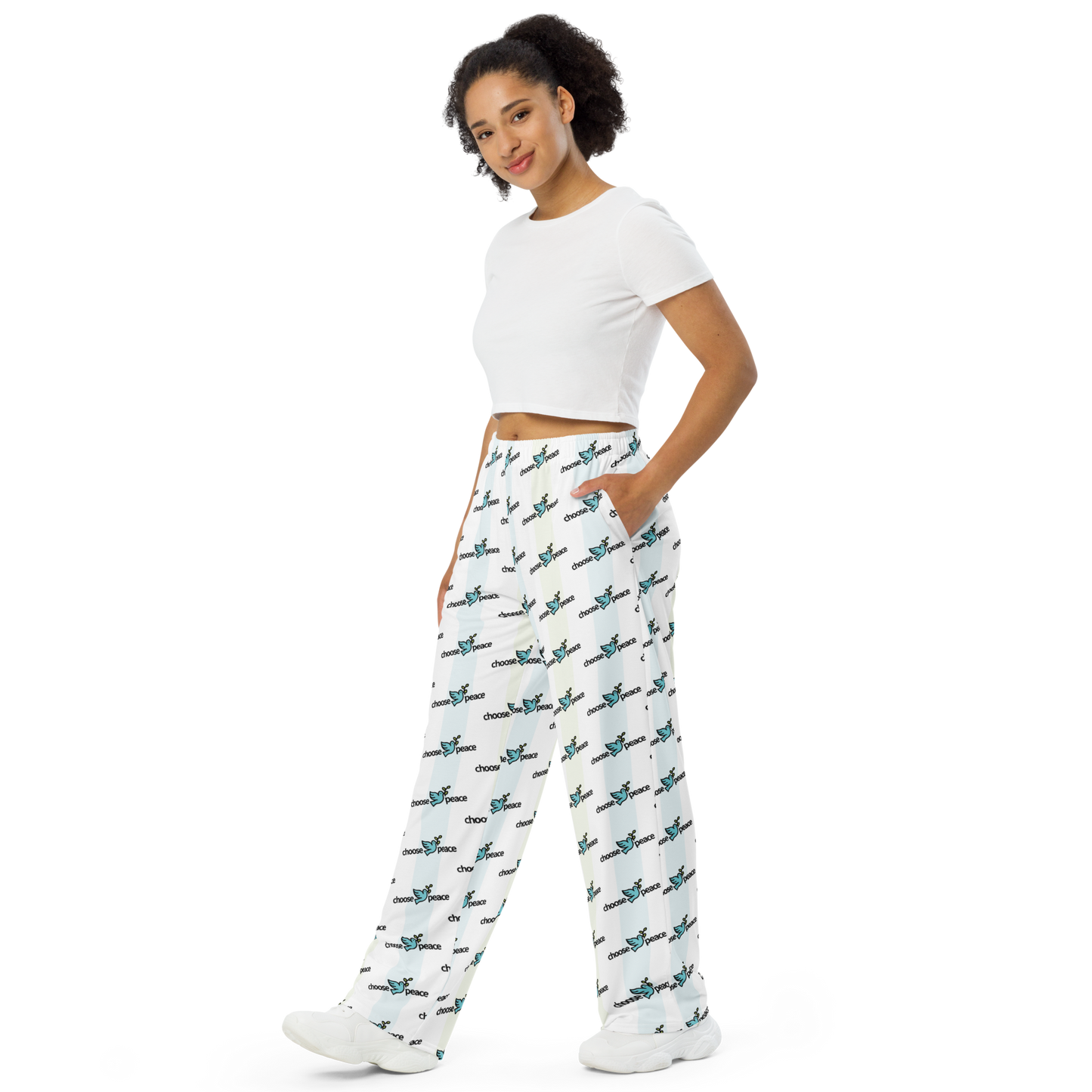 Choose Peace Unisex wide-leg pants